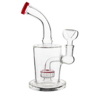 Glass Tank Matrix Waterpipe - 18cm