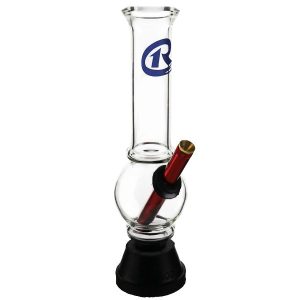 Roddi Single Ring Orb Glass Bonza Waterpipe - 30cm