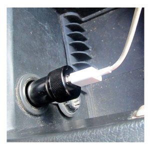Metallic USB Car Charger Pipe - 6cm