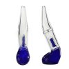 Sherlock Dome Perc Blue Hand-Pipe - 15cm