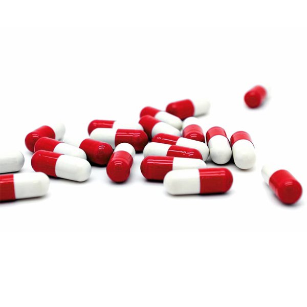Size 00 Red/White Gelatin Capsules