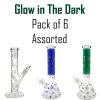 Glow in the dark leaf bong package