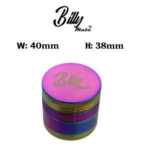 Billy Mate Rainbow  4 Piece Herb Grinder 40mm