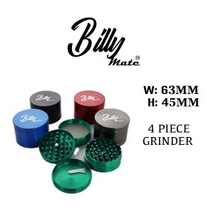 Billy Mate 4 Piece Herb Grinder 63mm