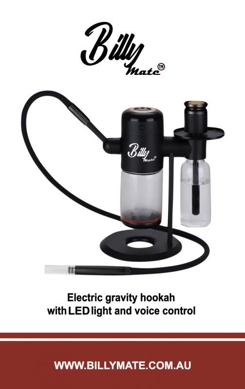 Electric Billy Mate Gravity Hookah – High-Tech Bong & Waterpipe with LED Lights
