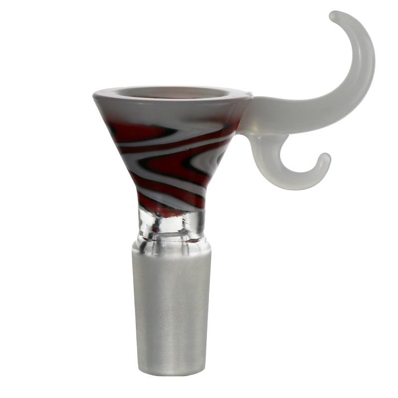 Wholesale Glass Wig Wag Bong Slider Cone Piece CP with Double Handle