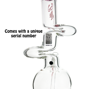 Billy Mate ZigZag Bong – 35cm Thick Glass with Serial Numbe