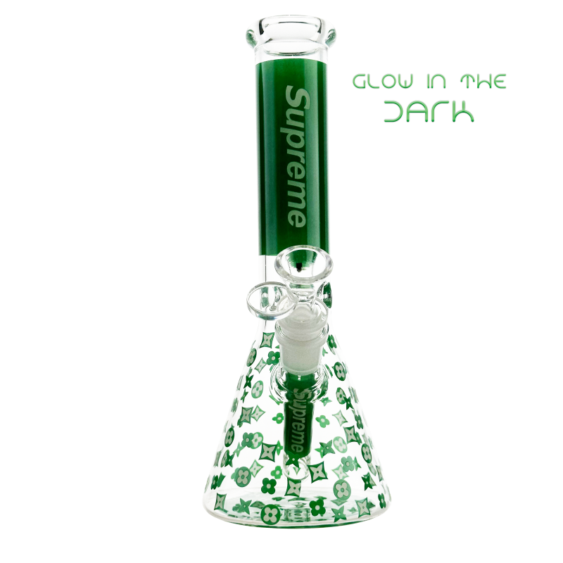 Wholesale Glow Supreme Beaker Glass Bong - Down Under Wholesalers
