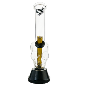 Wholesale Tornado Bonza Skull Bong 25cm with Skull Design and Bonza Stem