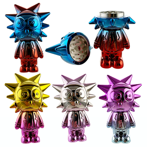 Wholesale Vibrant Rick 3D Grinder - 9 Grinders in Counter Display Box