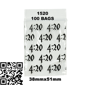 Premium Wholesale 420 Zip Lock Bags 1520 – 38mm x 51mm Stash Bags – Bulk Buy