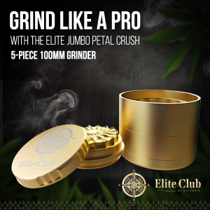 Wholesale Jumbo Petal Crush Flower Tooth Aluminium Grinder 100MM