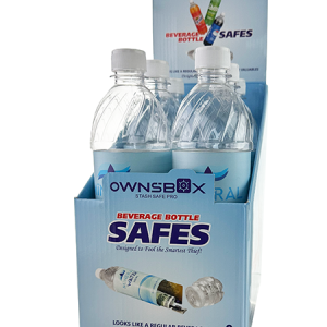 Water Stash Bottles with Hidden Compartments – 6 Pack