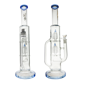 Billy Mate 41cm Triple Perc Recycler Bong – Tree & Inline Percolators
