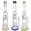 36cm Billy Mate Dual Perc Glass Bong with Honeycomb and Matrix Percolators