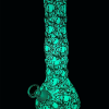 Glow in the Dark Skull Silicone Beaker Bong – 28cm with Ice Catcher