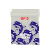 Apple Dolphin Print Zip Lock Plastic Bag 10/10 – 25x25mm (100 Pack)
