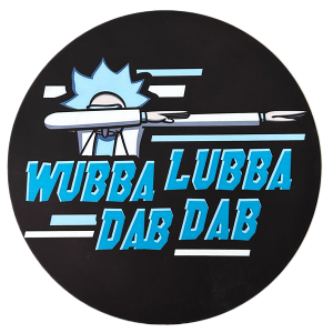 op Culture Silicone Dab Mat – Wubba Lubba Dab Dab Design