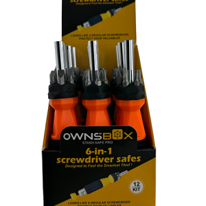 screwdriver stash safe with hidden compartment