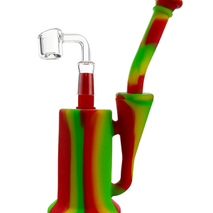 Rasta Silicone Dab Rig – Red Yellow Green, 20cm