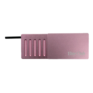Elite Club Snuff Box Pink – Premium Aluminium Sliding Lid with Straw